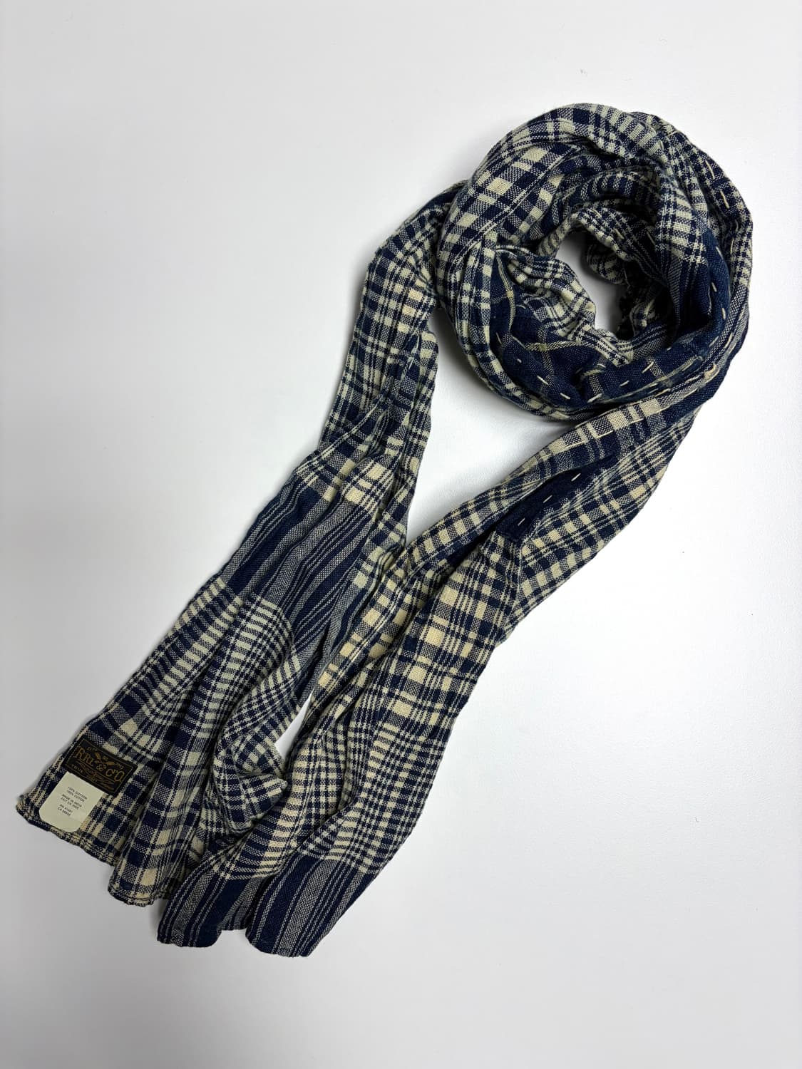 더블알엘 (RRL) 인디고 빈티지 코튼 머플러 상품이미지1