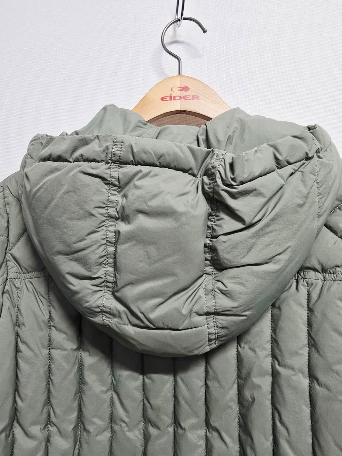 블루페페 다이아 퀼팅 후드 자켓 민트 상품이미지5