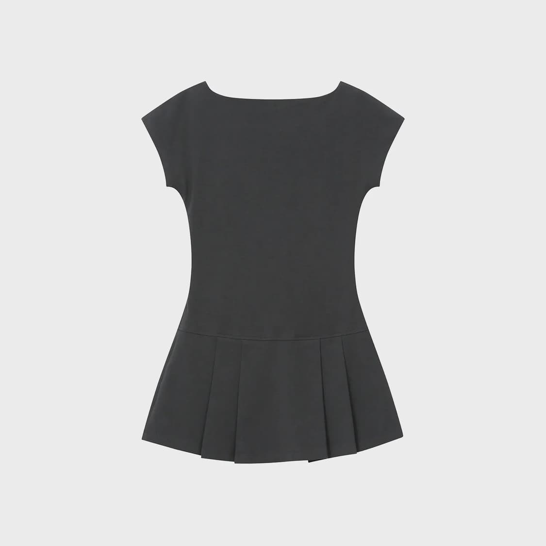 미세키서울 Pleats button mini onepiece 
챠콜 상품이미지4