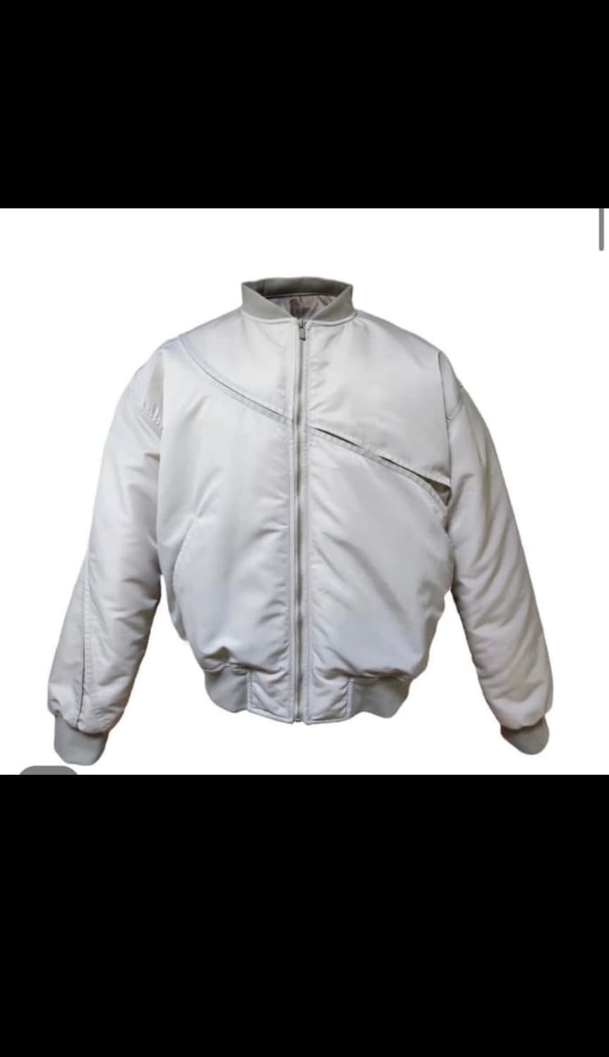 퍼스널오브젝트 봄버 카키베이지 컬러 상품이미지1