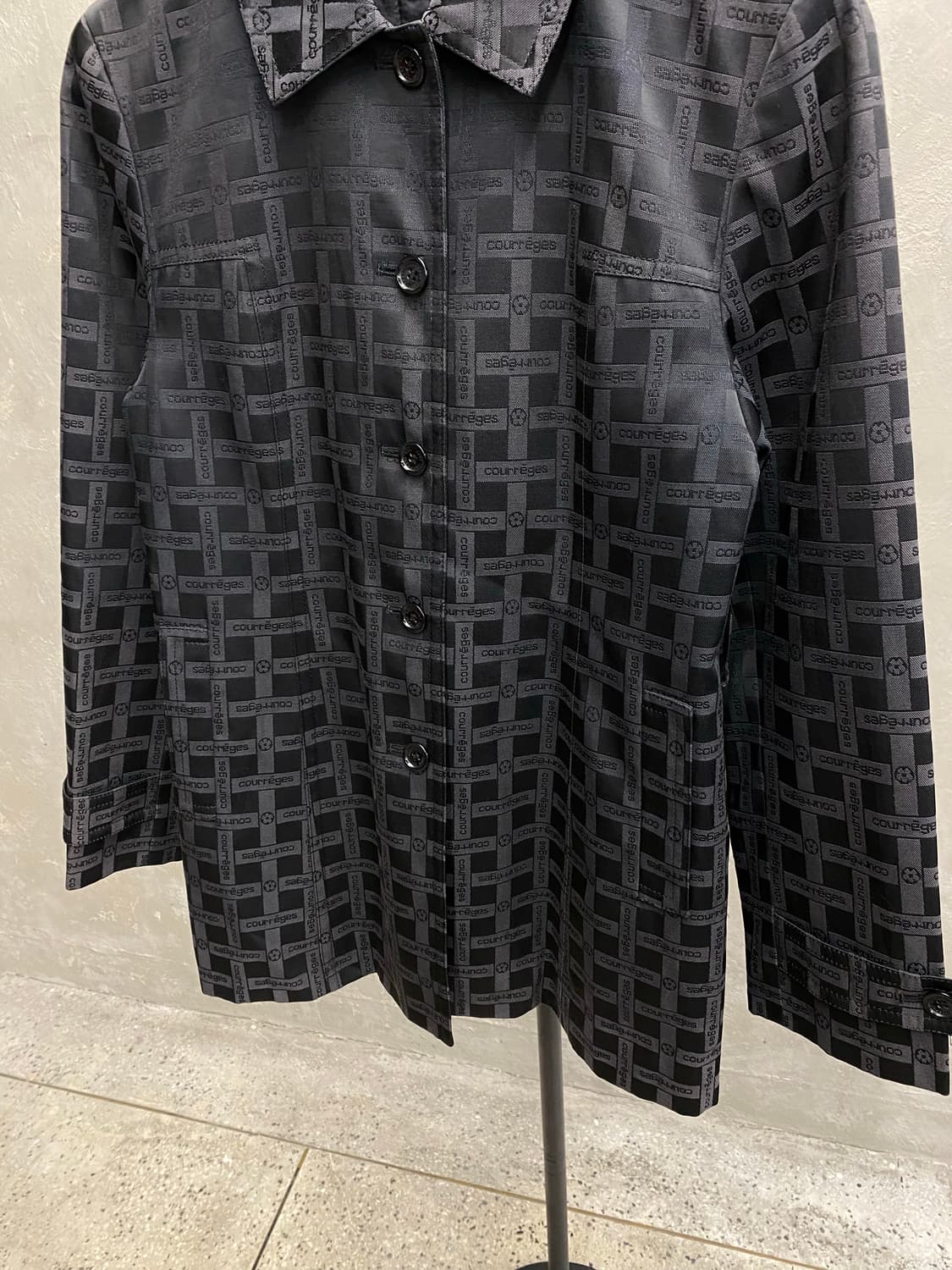 [M] Courreges 꾸레쥬 로고 패턴 자켓 상품이미지3