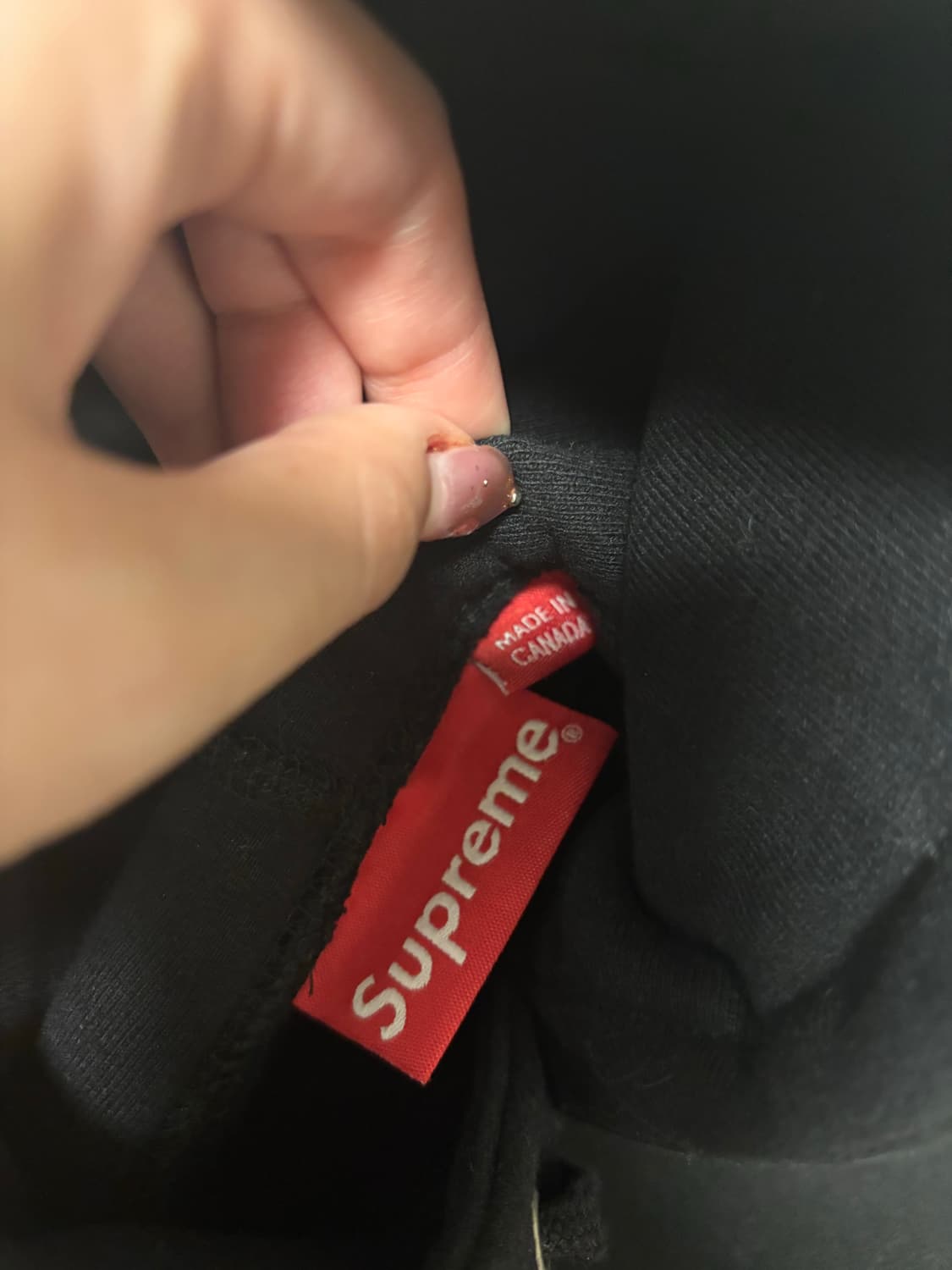 슈프림 크롬 클래식로고 후드(L) 상품이미지4