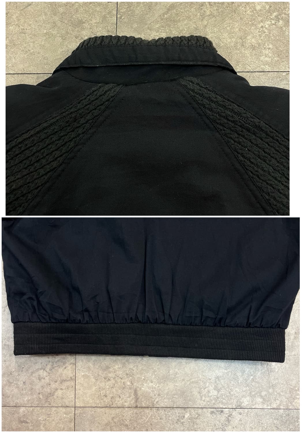 빈티지 봄버 자켓 블랙 M #csz2835 상품이미지8