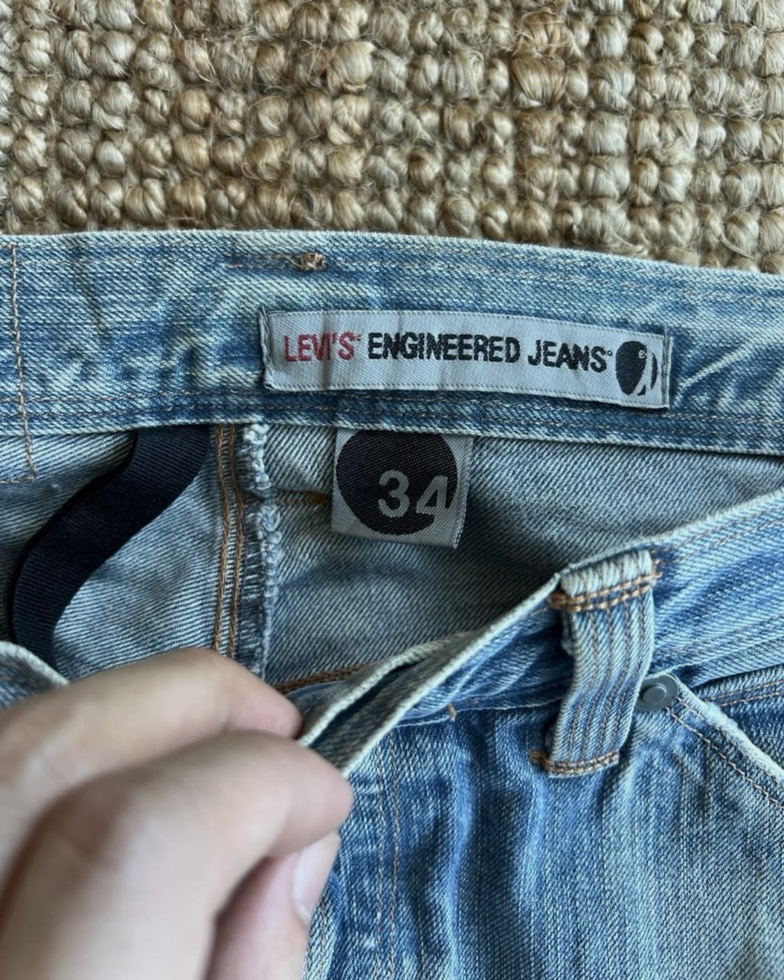 (희귀매물) 빈티지 리바이스 엔지니어드 버클백 W34 상품이미지5