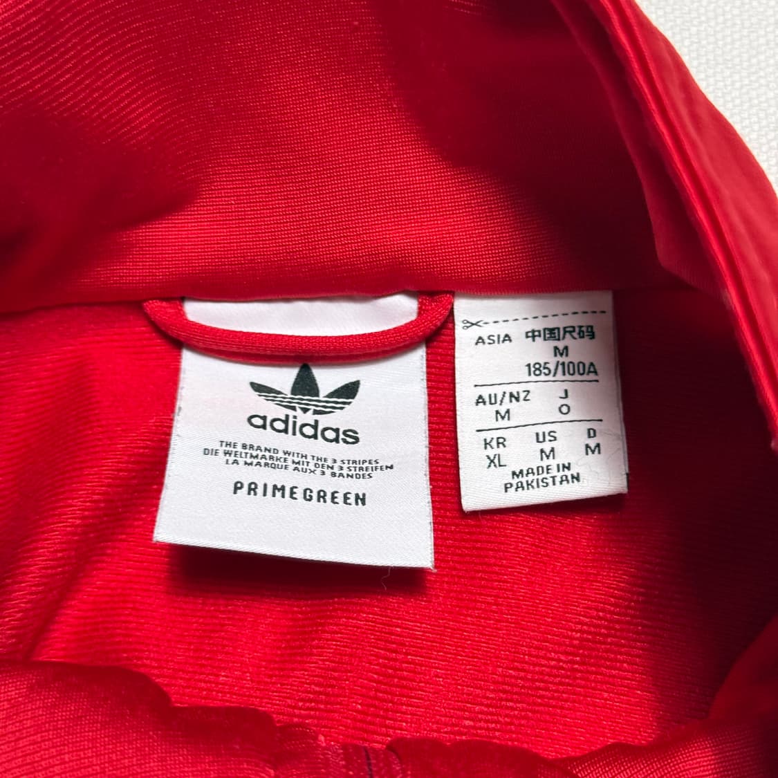 XL 아디다스 파이어버드 레드 트랙탑  상품이미지4