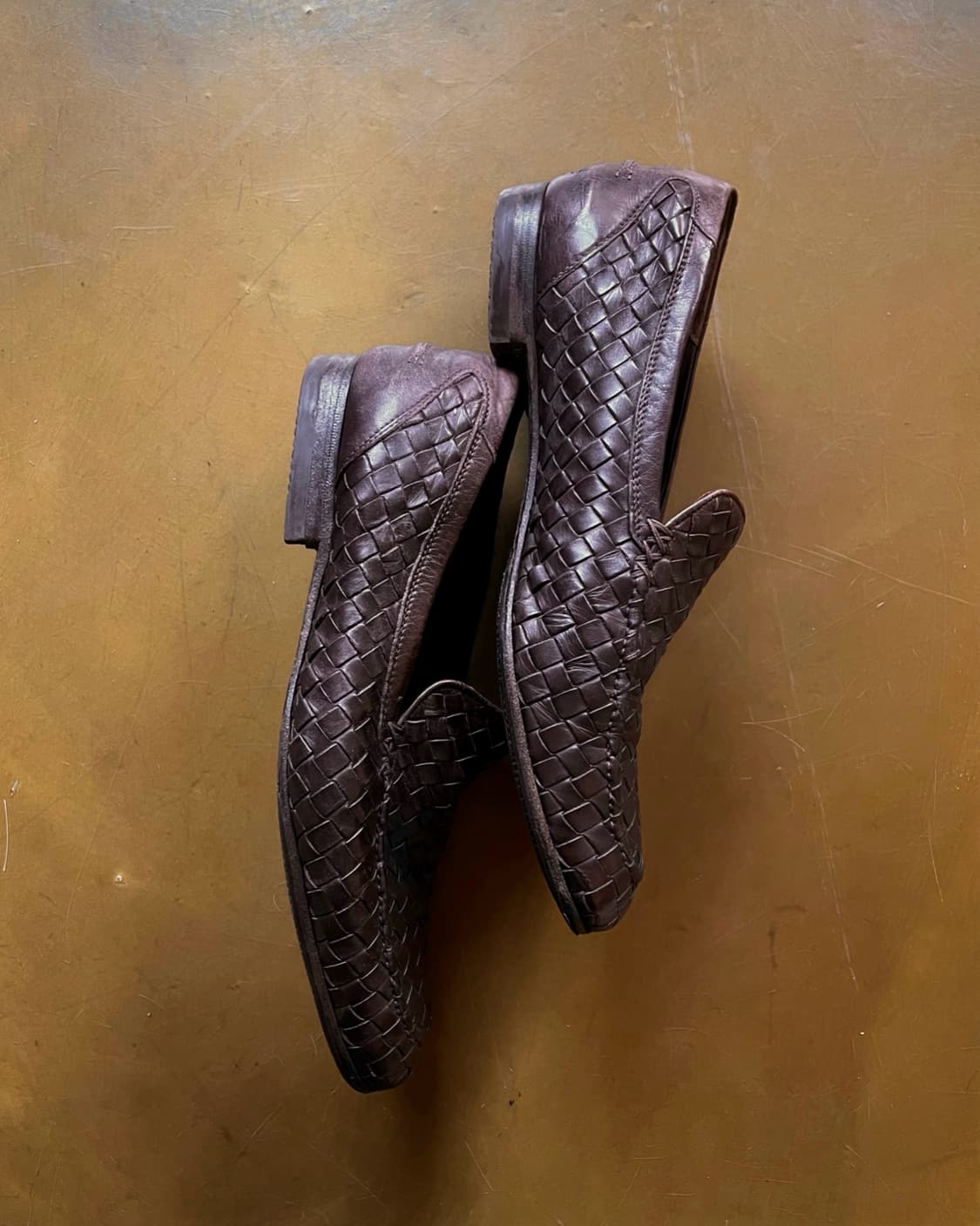 Old Bottega Veneta Brown Leather Loafer 상품이미지4