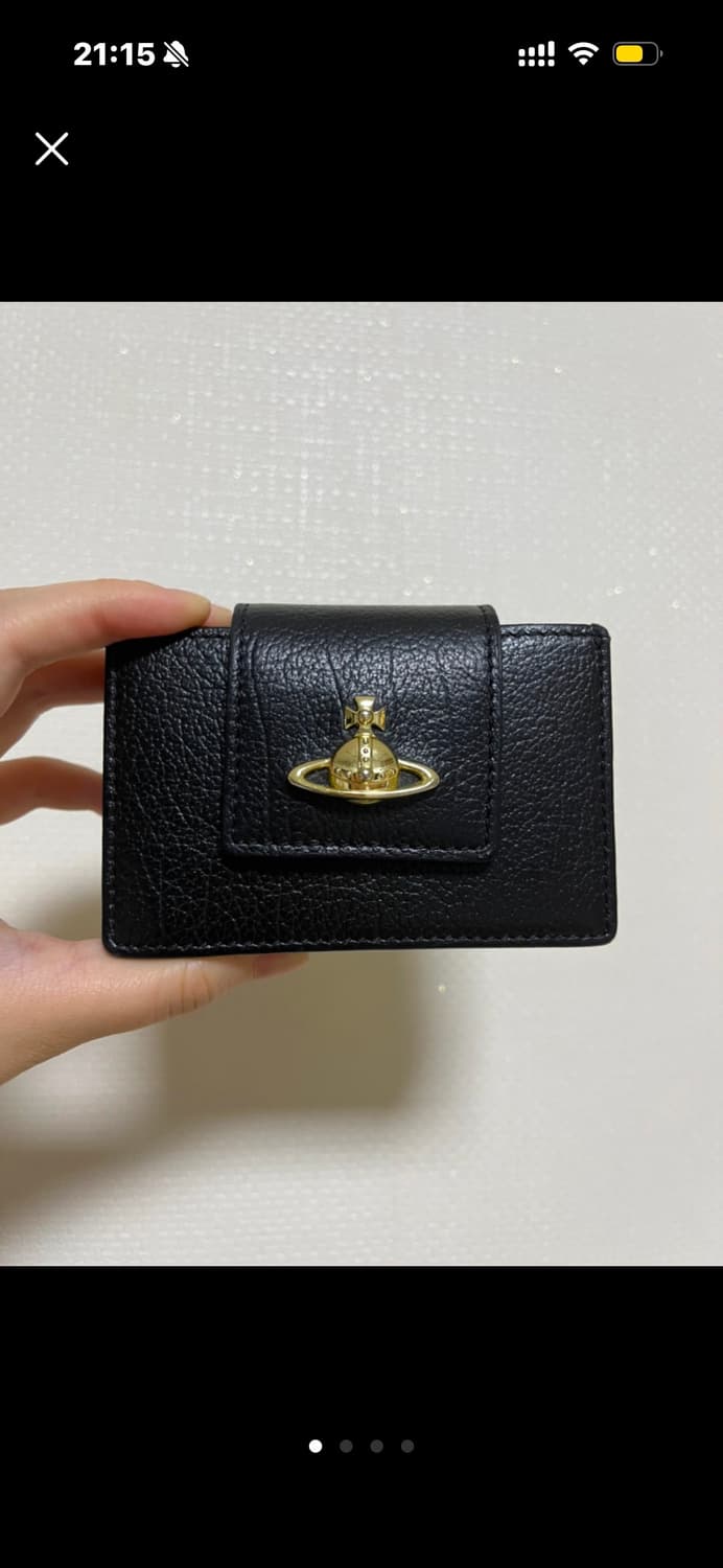 비비안웨스트우드 사피아노 아코디언 카드지갑 블랙 상품이미지1