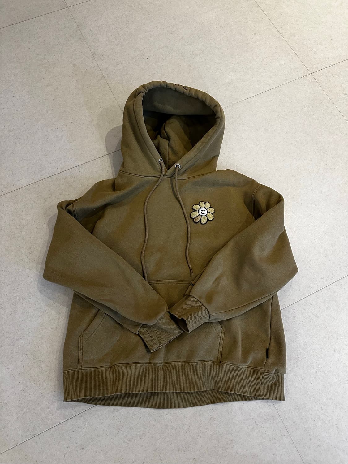 what it isnt 후드티 카키 상품이미지1