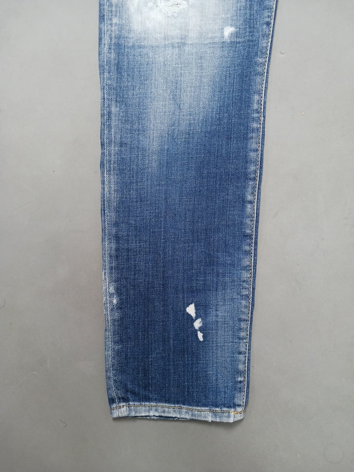 [32] 정품 디스퀘어드2 맨 페인트 디스덧댐 스케이터진 청바지 상품이미지3