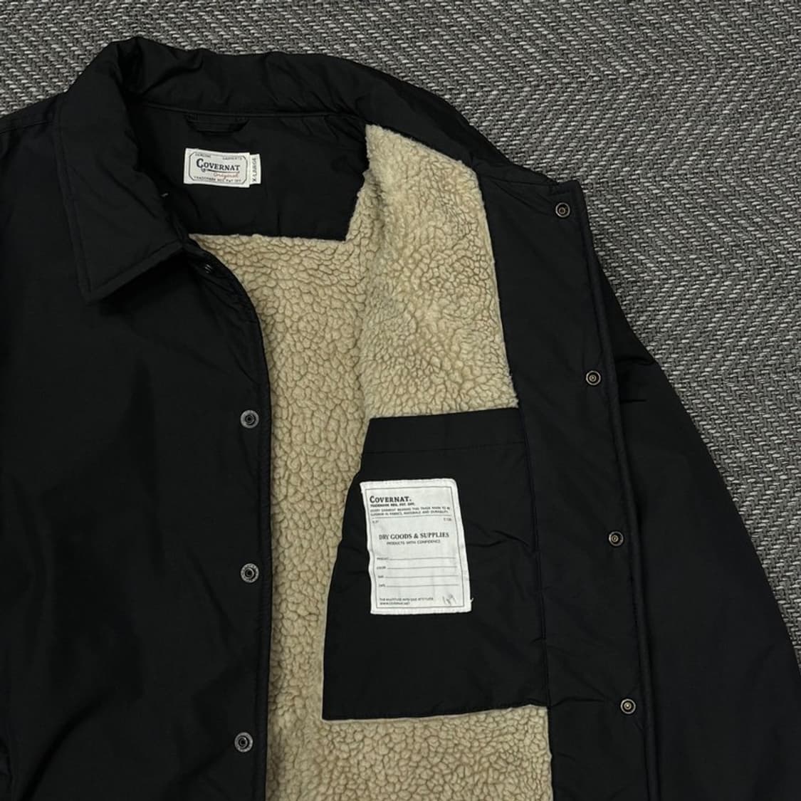 커버낫 양털 코치 자켓 v0398 상품이미지5