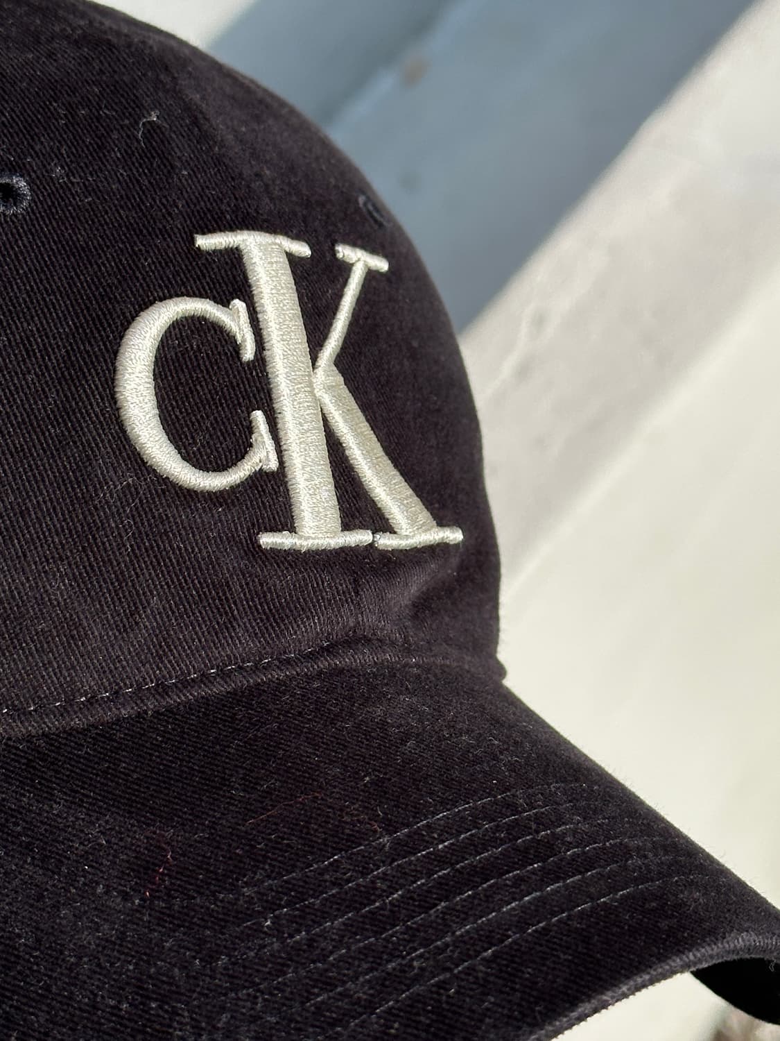 [M-L] 캘빈클라인 CK 로고 블랙 볼캡 모자 상품이미지5