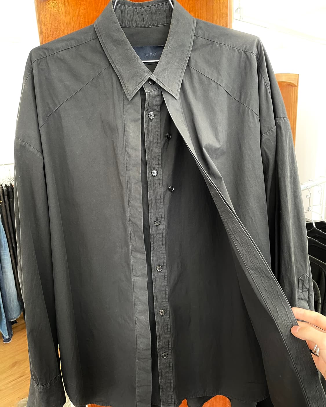 [46] 준지 더블 레이어드 셔츠 상품이미지4