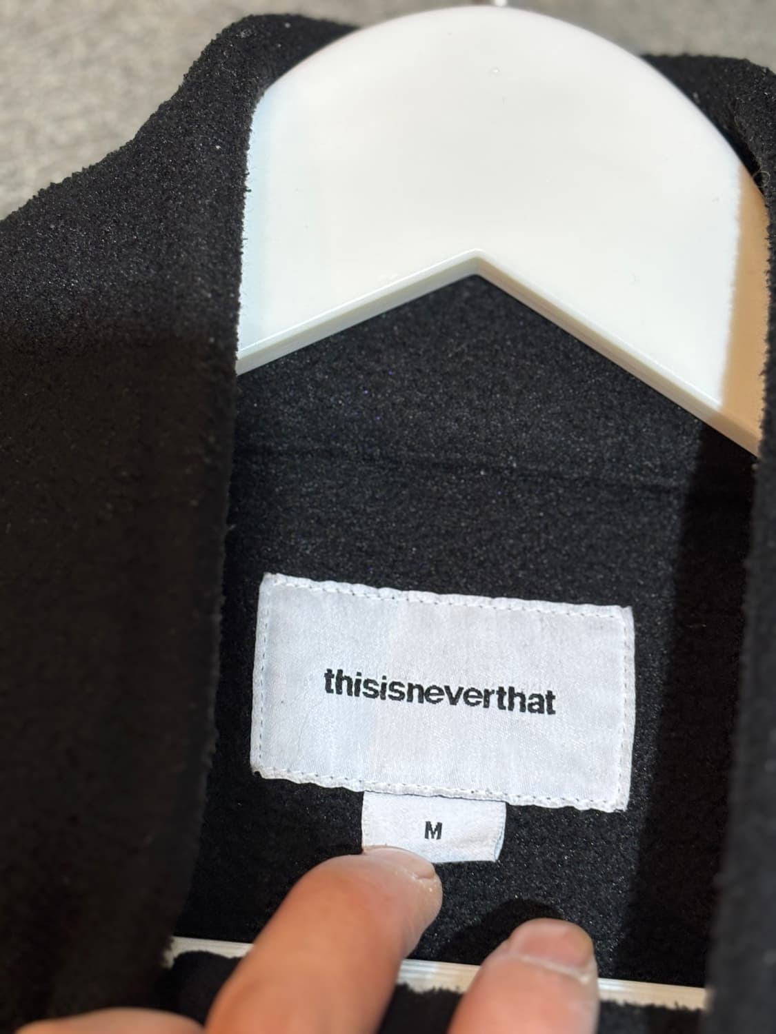 디스이즈네버댓 후리스 뽀글이 플리스 자켓 블랙 M사이즈 상품이미지5