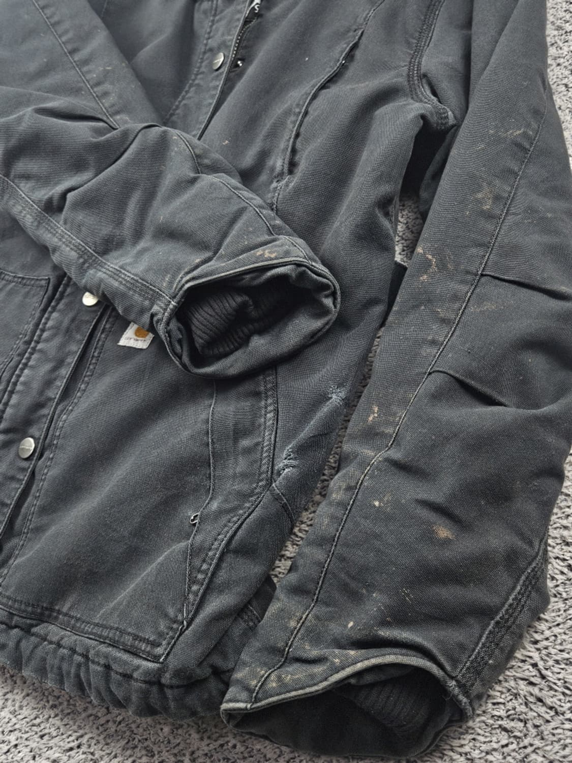 칼하트 퀵덕 풀스윙 캔버스 후드 워크 자켓 ( L ) / 10367 상품이미지6