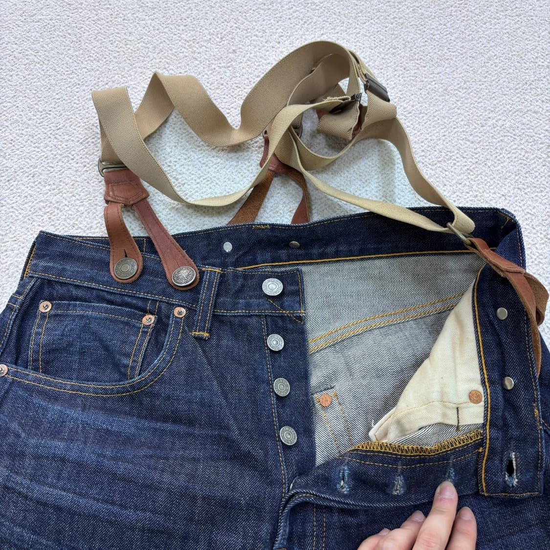 W31L34 리바이스 LVC 501XX 데님 팬츠 0428E 상품이미지5