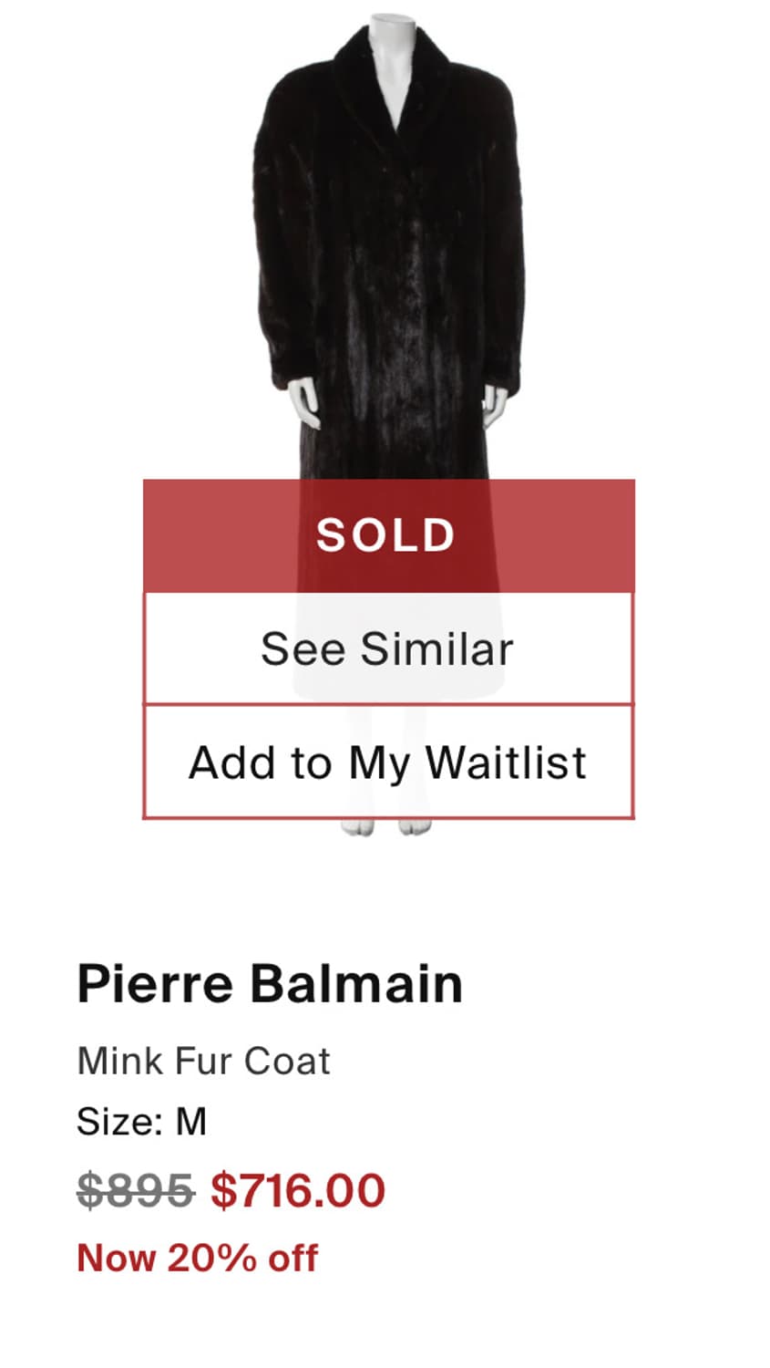 피에르발망 블랙그라마 풀스킨 롱 밍크 코트 상품이미지9