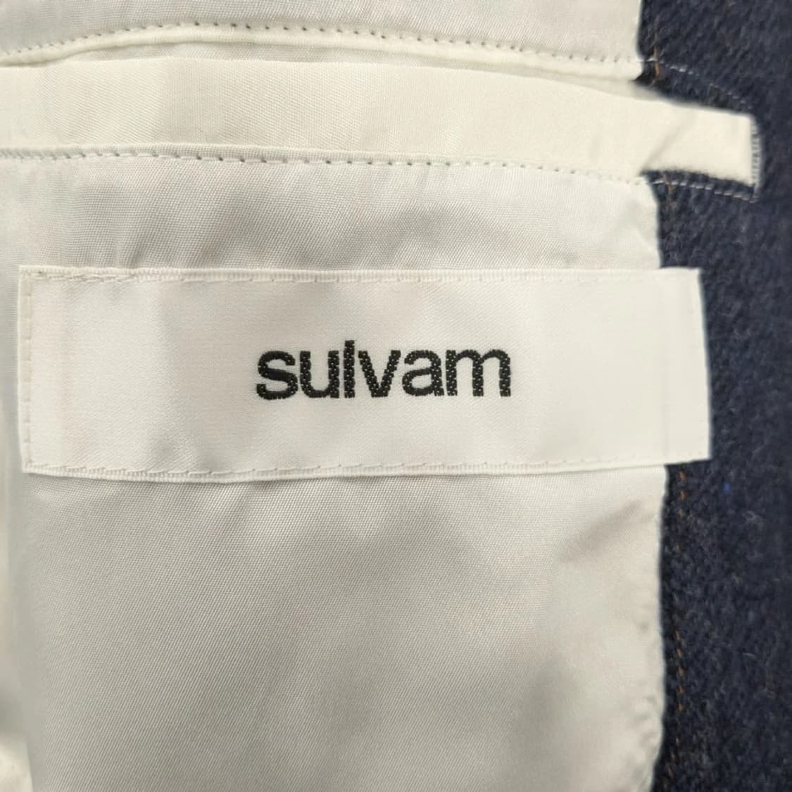 sulvam Wool Denim Long Jacket - SS-J01-4 상품이미지6