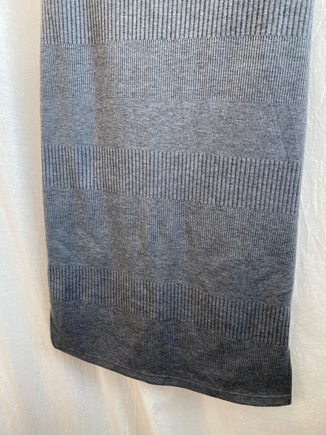 DENIFITS 그레이 롱밴딩스커트(M) 상품이미지4