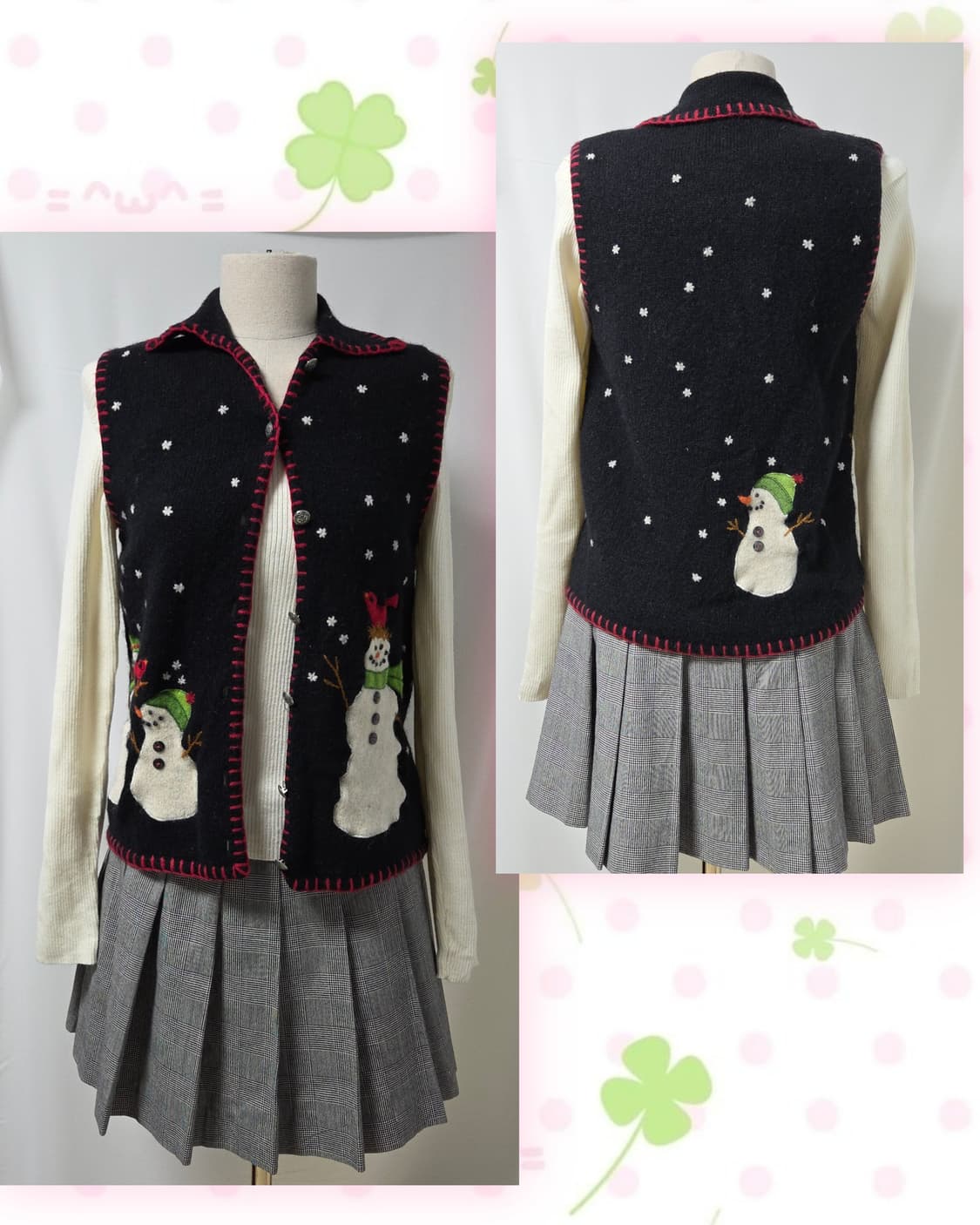 COLDWATER 크리스마스 베스트 가디건 상품이미지3