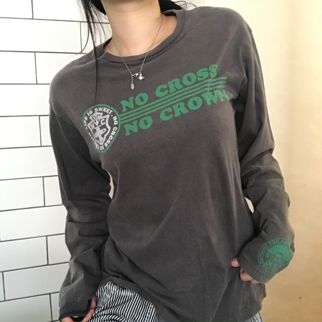 빈티지 그래픽 롱슬리브 티셔츠 상품이미지2