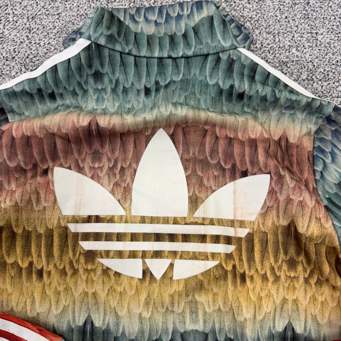 90 아디다스 여성 패턴 져지 세트 0130H1 상품이미지2