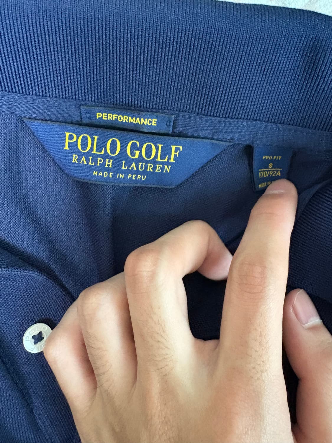 폴로 반팔티 네이비 상품이미지3