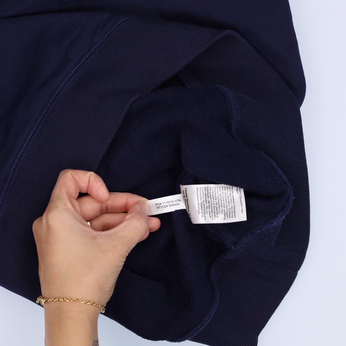 [US M] 라코스테 빅로고 맨투맨 티셔츠 1217H1 상품이미지5