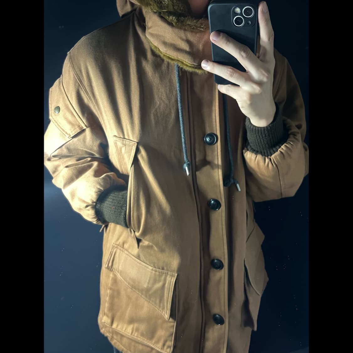 frizmWORKS 프리즘웍스 브로큰 트윌 B-9 파카 자켓 상품이미지1