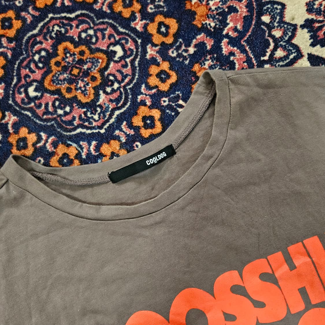 COOLDOG 00's Vintage Y2k 프린팅 슬림 반팔티셔츠 상품이미지3