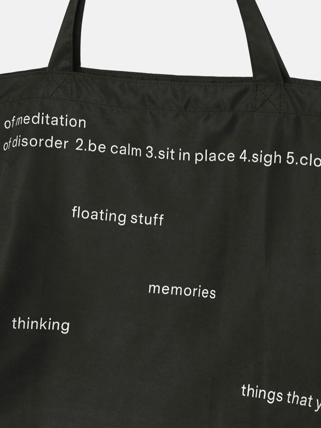 (1회착용) pica 파이카 memory big bag 에코백 _ 블랙 상품이미지4