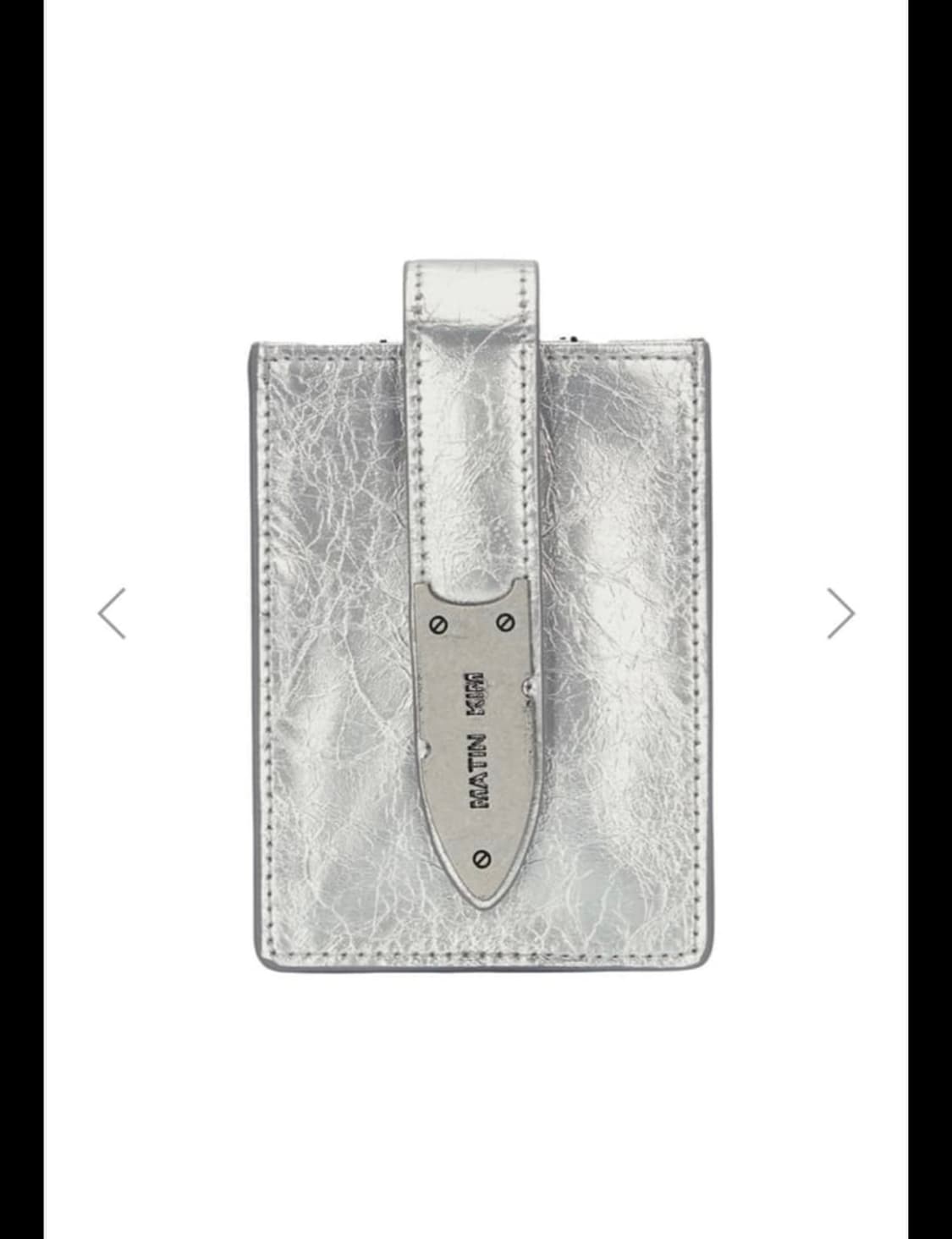 마뗑킴 아코디언 네클리스 지갑 (실버) 상품이미지1