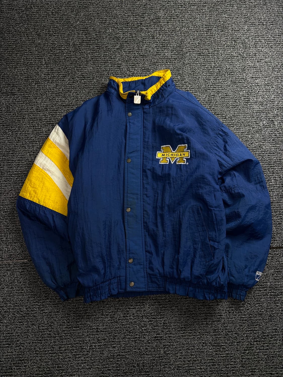 LOGO SEVEN USA 오리지날 미시건 컬리지 바시티 점퍼 1617 상품이미지1