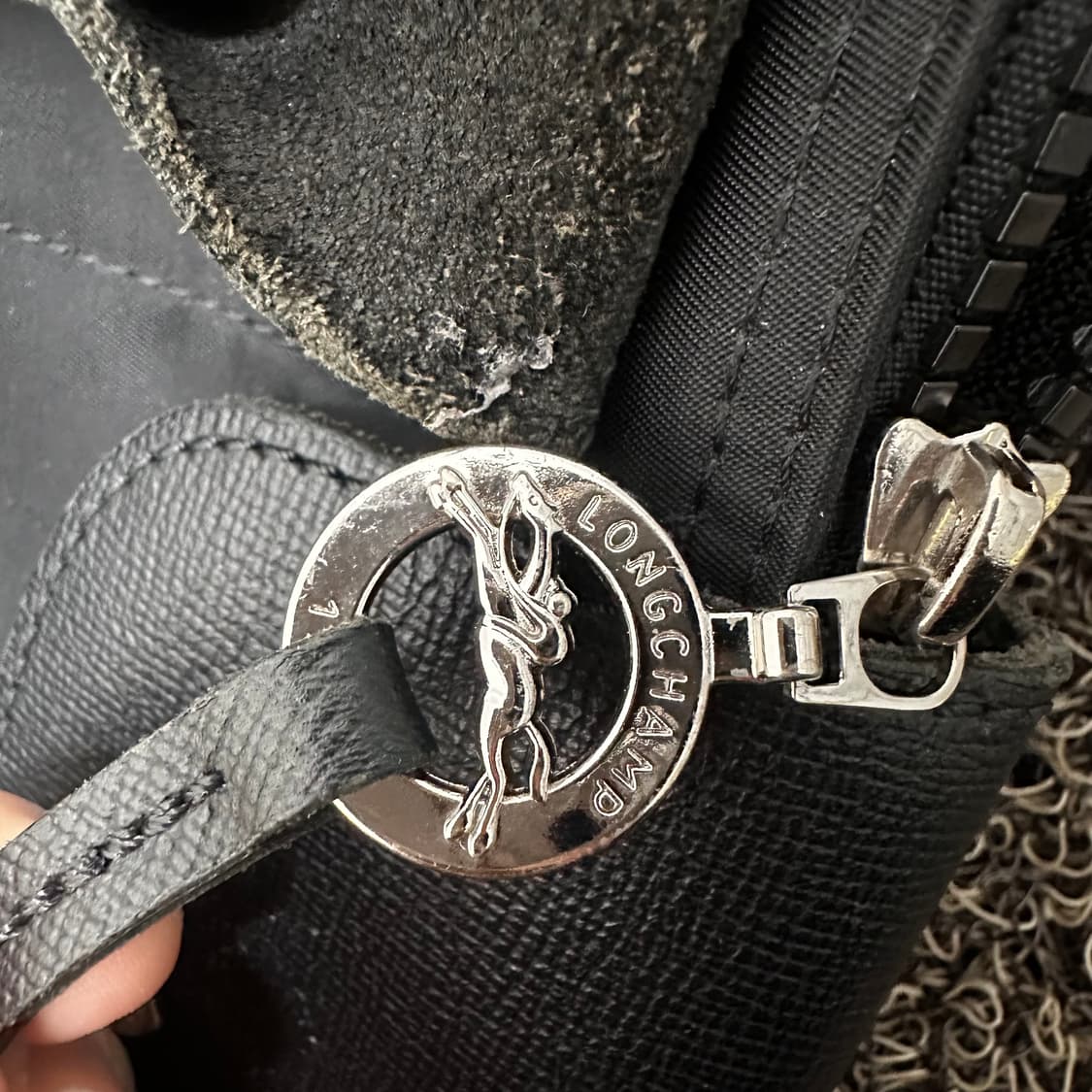 Longchamp 롱샴 여성 토트백 크로스백 블랙 상품이미지7