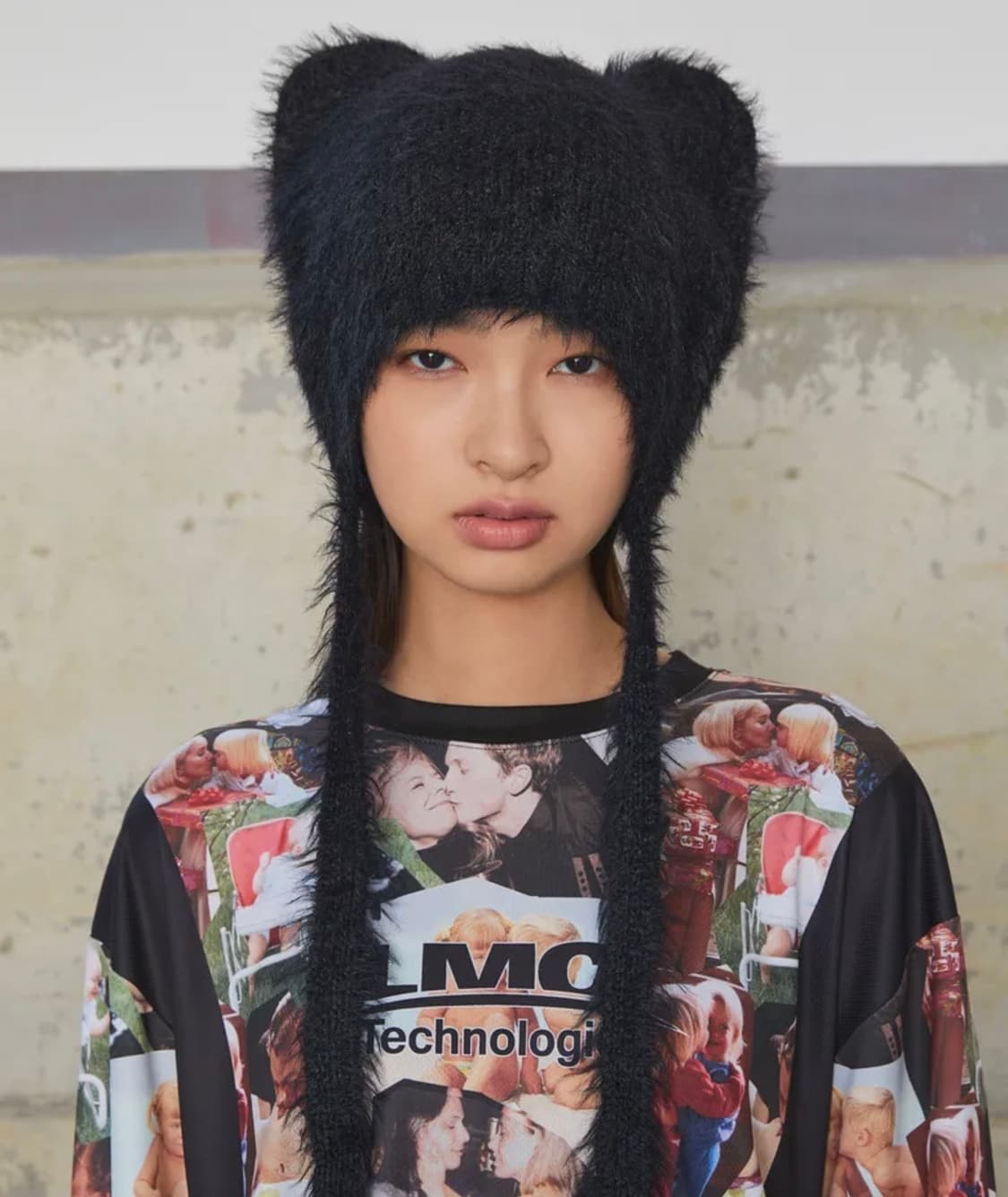 엘엠씨 테디 플러피 비니 브라운 상품이미지2