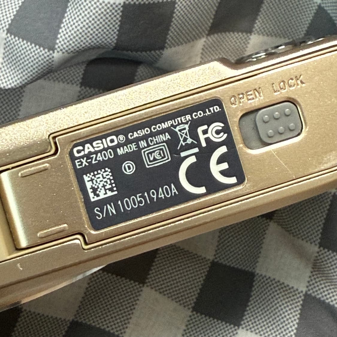 [외관 최상] 카시오 엑슬림 casio exilim z400 골드 상품이미지3