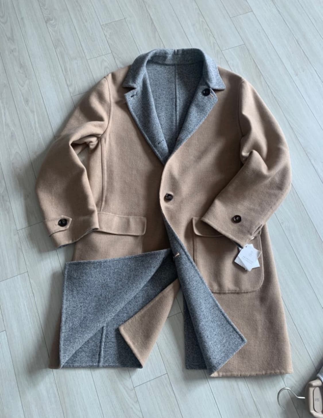 브루넬로 쿠치넬리 캐시미어 혼방 코트 52 상품이미지9