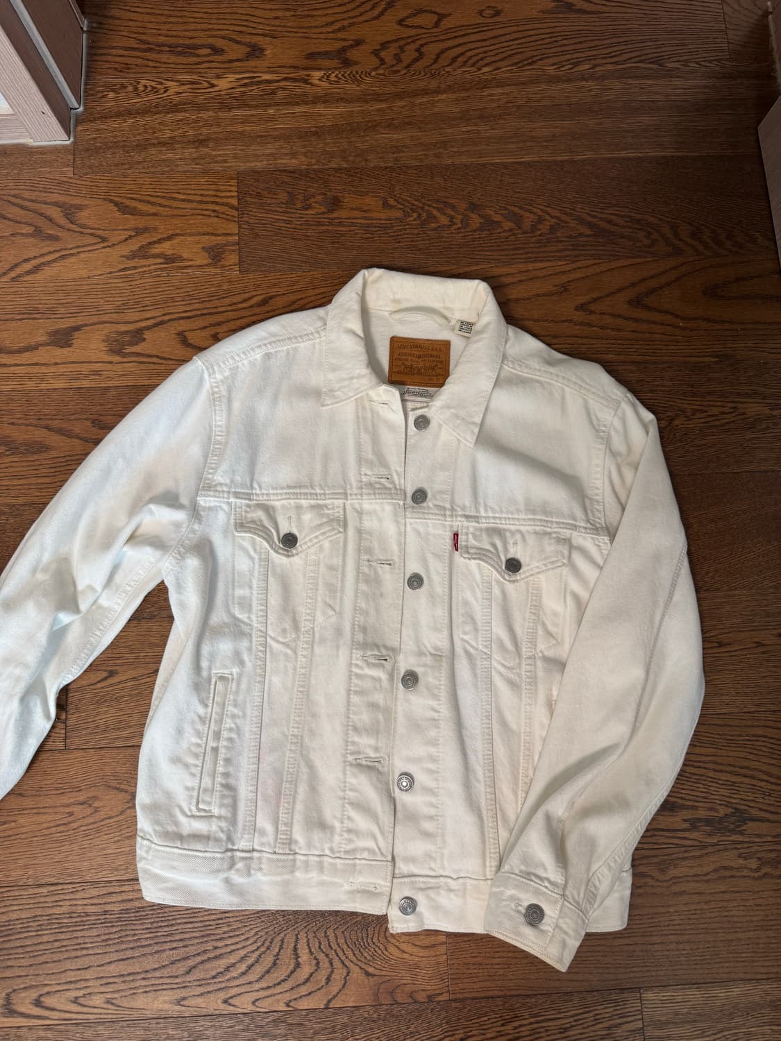리바이스 화이트 데님 자켓M 상품이미지1