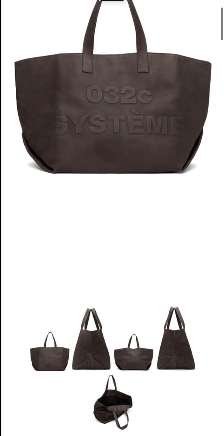 032c ghost bag 레더 백 상품이미지8