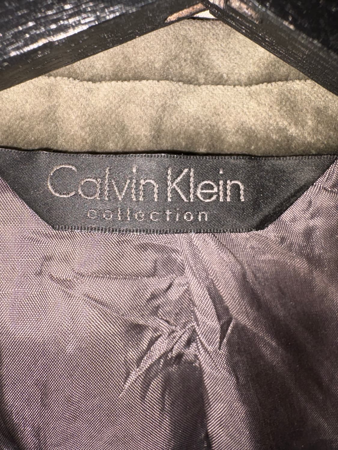 Olive Velvet Classic Blazer – Calvin Kle 상품이미지5