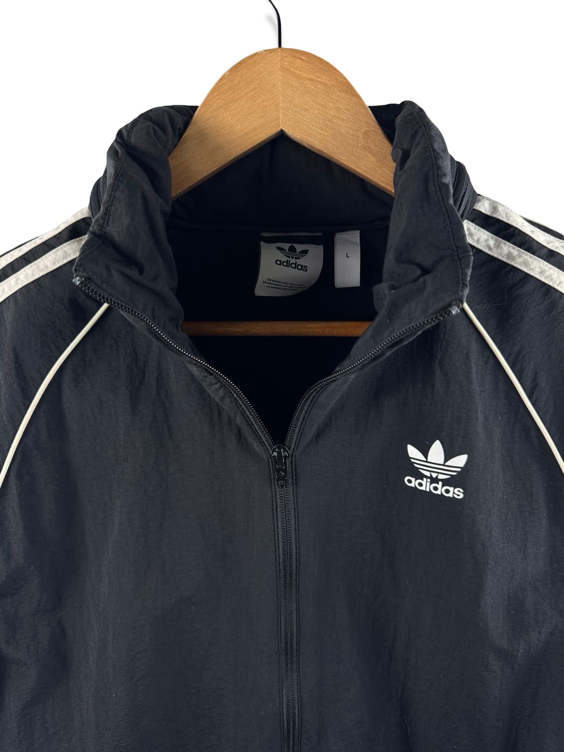 아디다스 검흰 트레포일 바람막이2445 상품이미지3