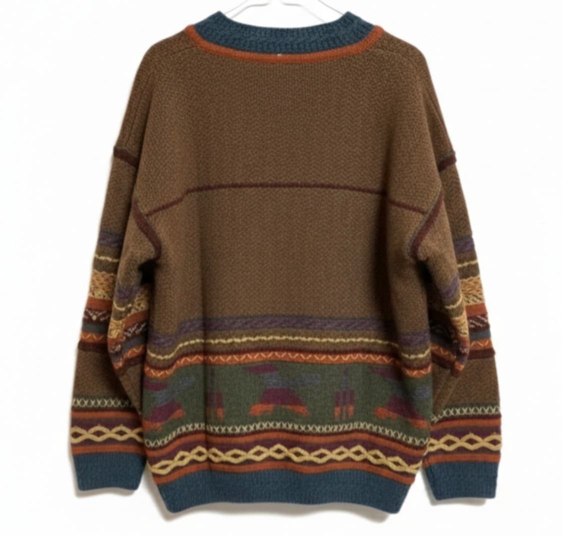 💥대장급/우주매물💥뉴질랜드 빈티지 반집업 니트/snowy peak 상품이미지6