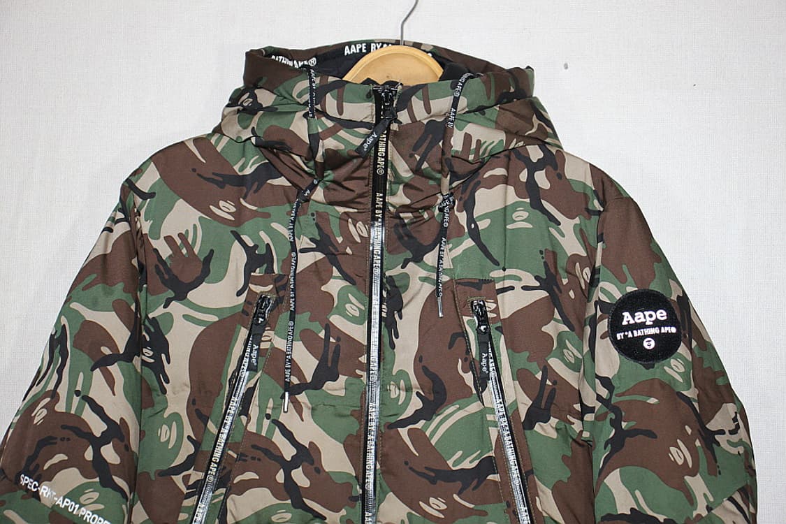 Aafe 베이프에이프 카모플라쥬 패딩(XL) 상품이미지5