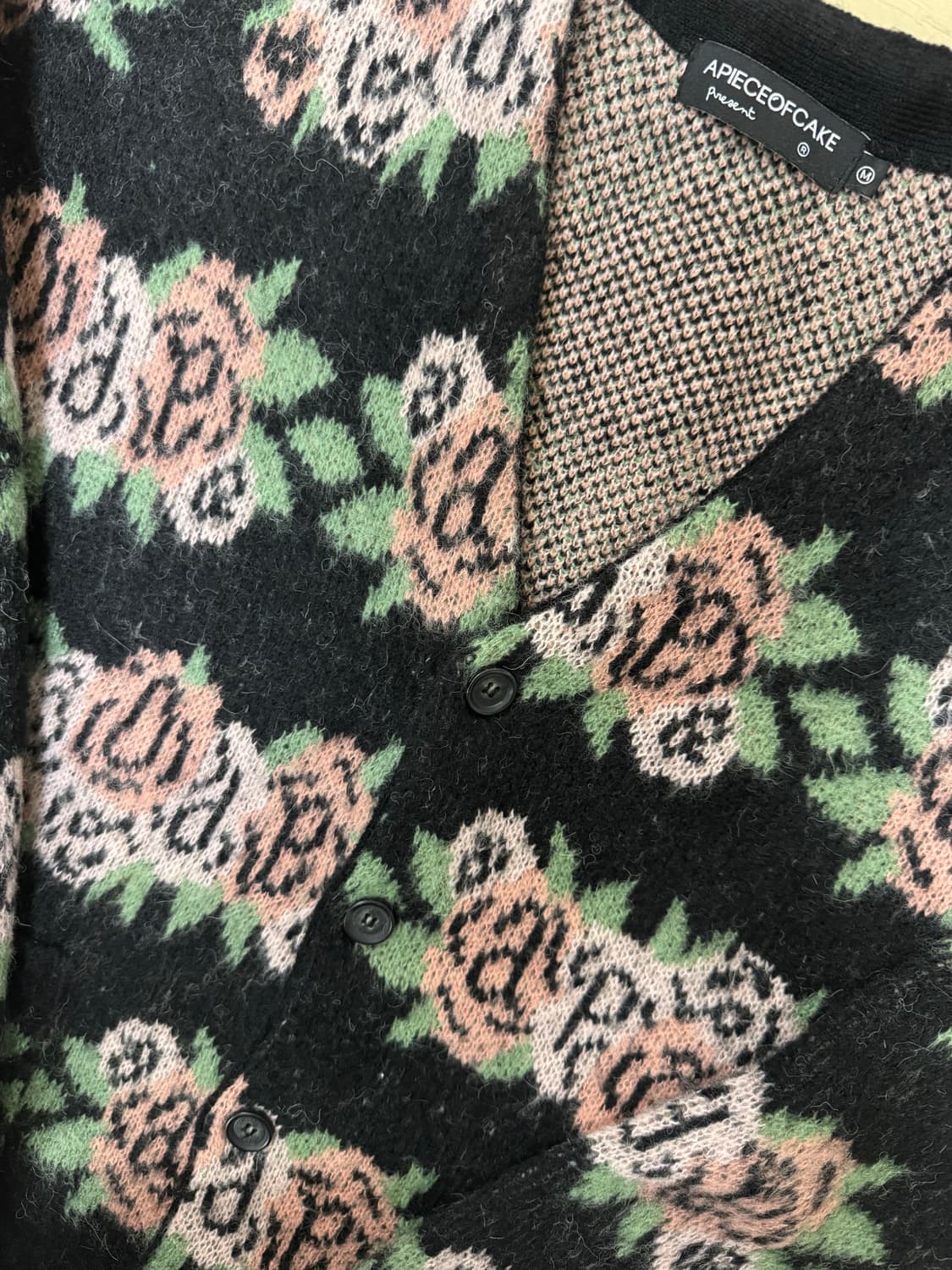 어피스오브케이크APOC 플라워패턴 가디건 M 상품이미지2