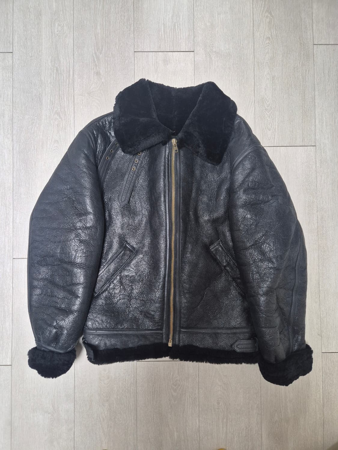 밀리터리 미 공군 램스킨 B-3 무스탕 상품이미지1