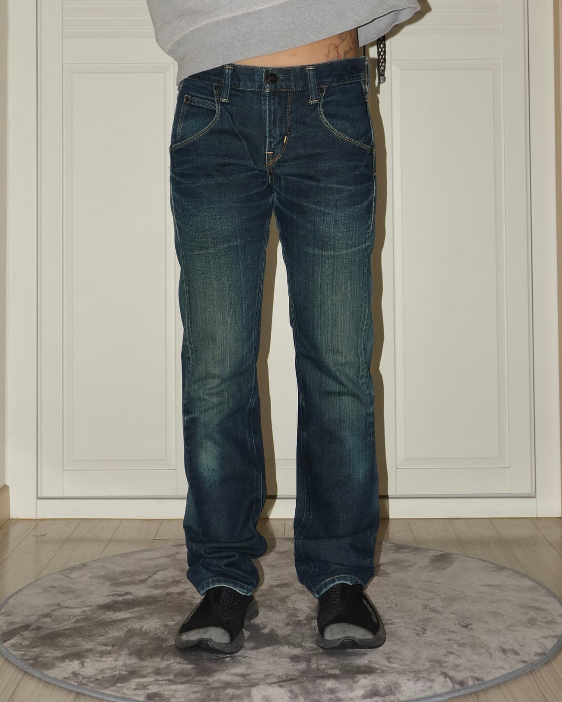 Lee 리 빈티지 워싱 데님팬츠 [0-182] 상품이미지1