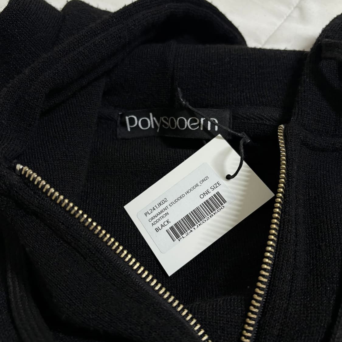 폴리수엠 스터드 후드집업 상품이미지4