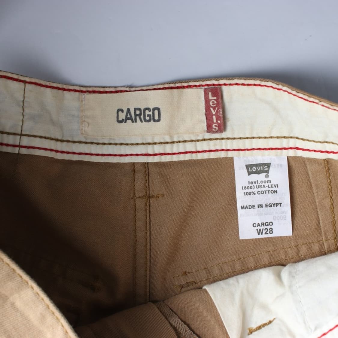 리바이스 카키 유틸리티 카고 반바지 28 상품이미지5