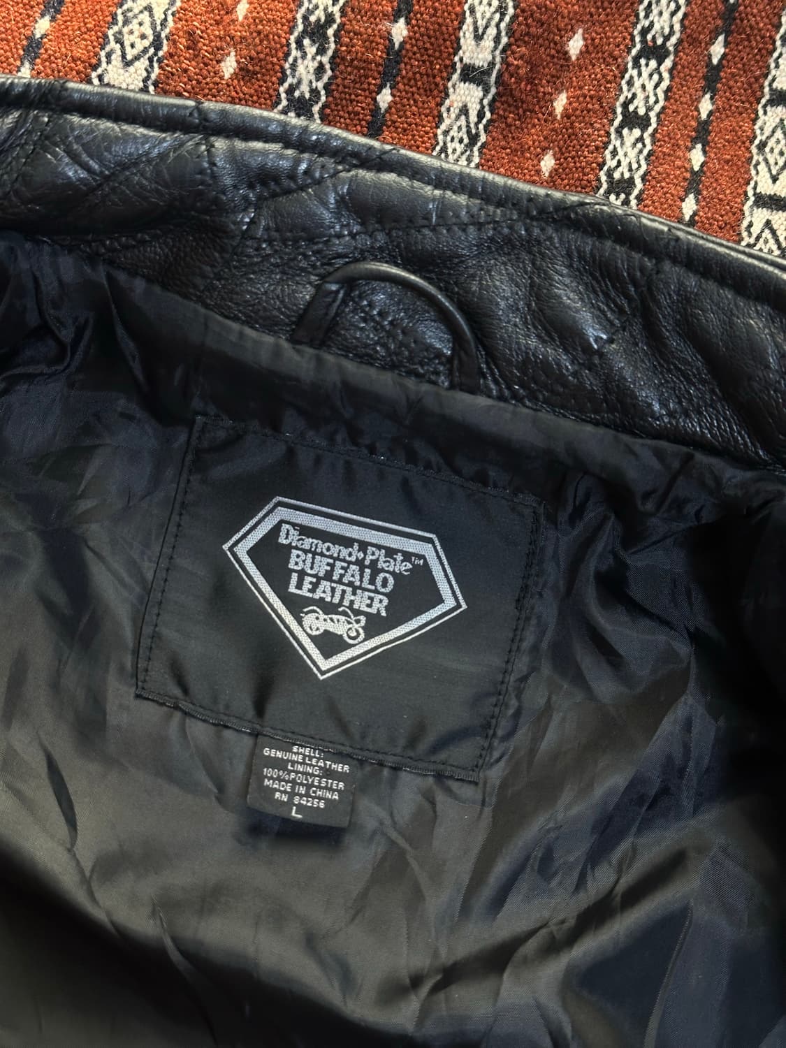 Diamond Plate 가죽 자켓 L 110 상품이미지7