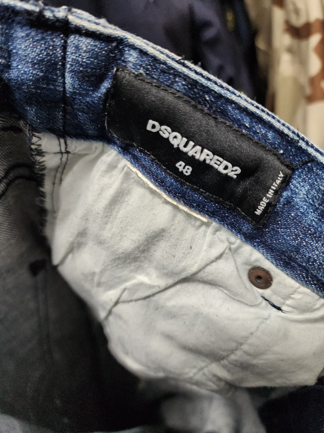 디스퀘어드2 2중지퍼 데미지 청바지 상품이미지6