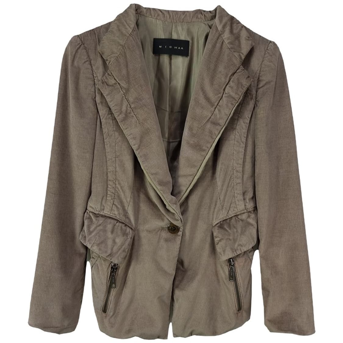 [미샤] 빈티지 디테일 코듀로이 블레이저 자켓 P01394 상품이미지2